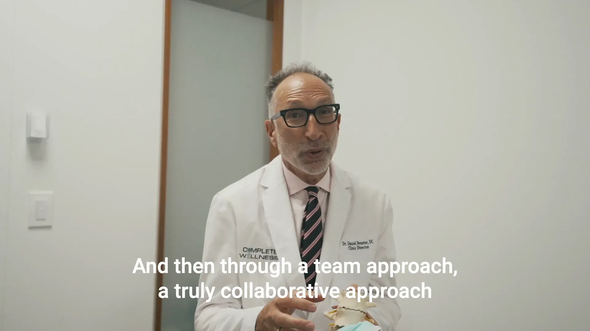 Dr. Fenster talking about the team approach